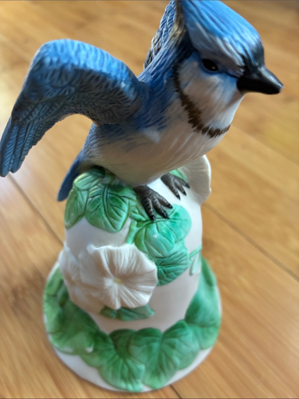 Avon Blue and Green Ceramic Bird Figurine